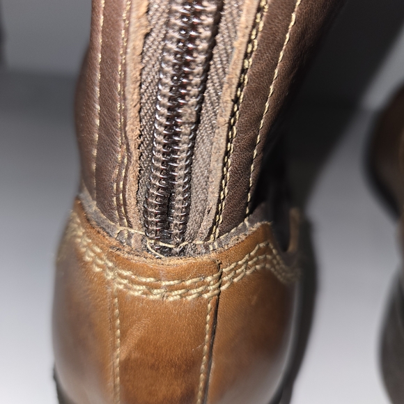 Clarks Goby Chelsea Brown Leather Boots, Men's Size 10 - Picture 7 of 12